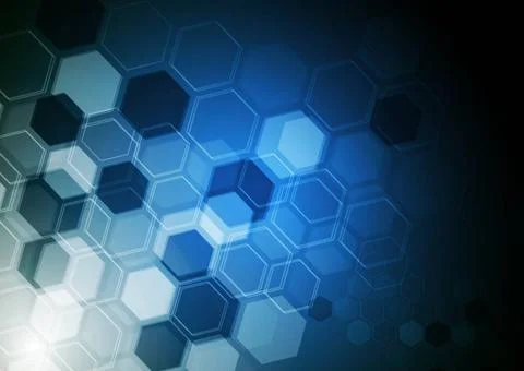 Dark blue tech background. Vector illustration eps 10 Dark blue tech backg... Stock Photos