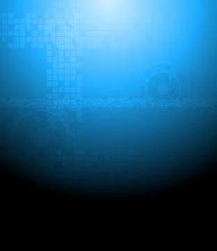 Dark blue tech vector background Dark blue tech abstract background. Vecto... Stockfoto's