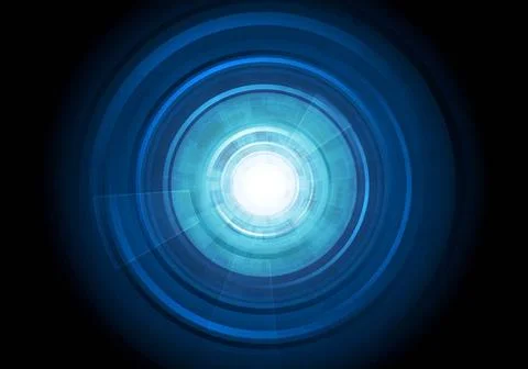 Dark blue technology background Dark blue technology background. Vector de... Foto stock