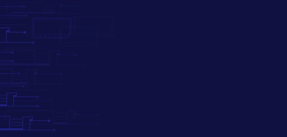 Dark Blue Technology Circuit Board Background Stock Illustration