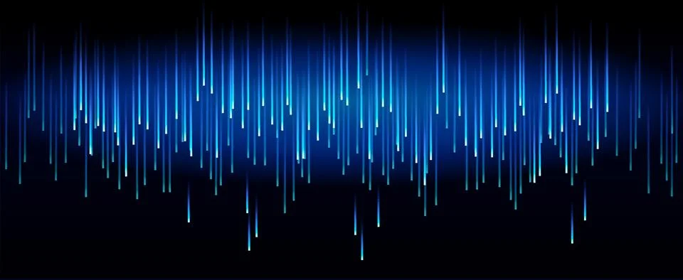 Dark blue Technology Sci-fi abstract matrix futuristic background, computer data Stock Illustration