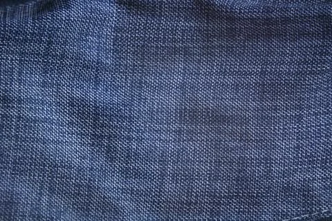 Dark blue textile. Stock Photos
