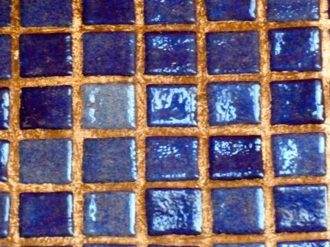 Dark blue tiles Stock Photos