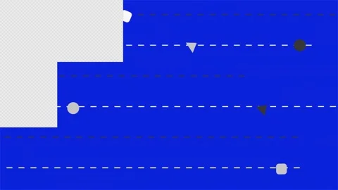 Dark blue transitions on a transparent background Stock Footage 195428843
