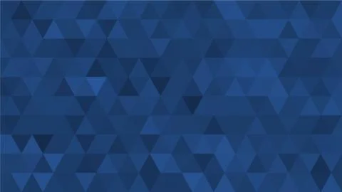 Dark Blue, Triangular  low poly, mosaic pattern background, Vector polygonal  Stockillustratie