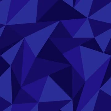 Dark blue trigonal seamless pattern イラスト素材