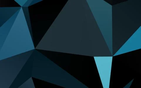 Dark BLUE vector abstract mosaic backdrop. 스톡 일러스트