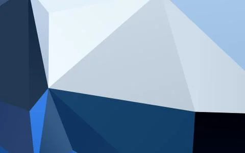 Dark BLUE vector abstract mosaic pattern. Stock Illustration