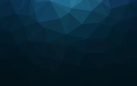 Dark BLUE vector abstract mosaic pattern. Stock Illustration