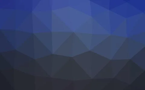 Dark BLUE vector abstract mosaic pattern. Illustrazione stock