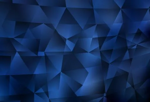 Dark BLUE vector abstract mosaic background. Stock Illustration