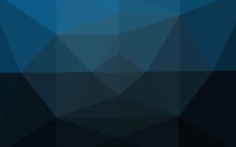 Dark BLUE vector abstract mosaic background. 스톡 일러스트