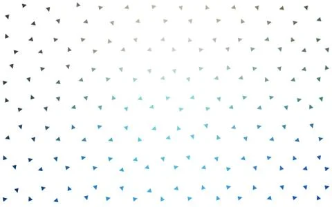 DARK BLUE vector abstract pattern made up of colored triangles on white backg Illustrazione stock