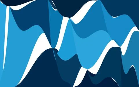 DARK BLUE vector abstract perspective background. Stock Illustration