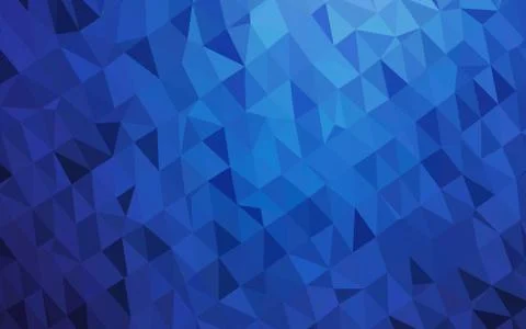 Dark BLUE vector abstract polygonal texture. Stock Illustration