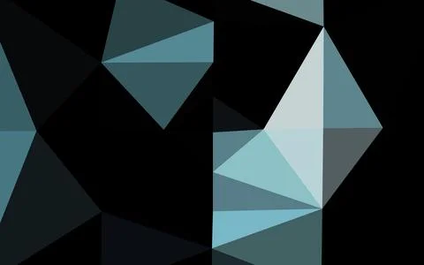 Dark BLUE vector abstract polygonal texture. Stock Illustration