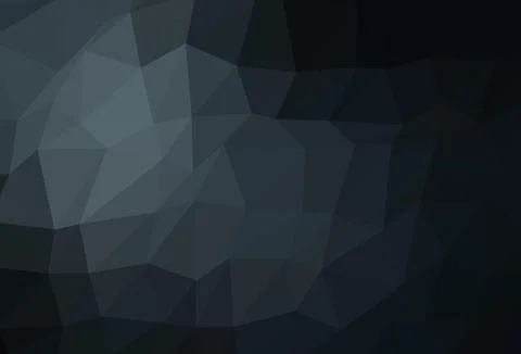 Dark BLUE vector abstract polygonal texture. Illustrazione stock