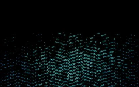 Dark BLUE vector backdrop with dots. Stock Illustration