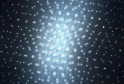 Dark BLUE vector backdrop with dots. Stock Illustration