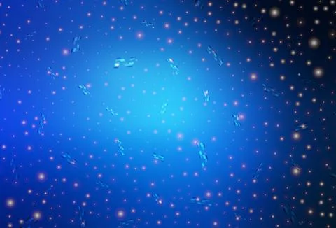 Dark BLUE vector backdrop in holiday style. Stock Illustration