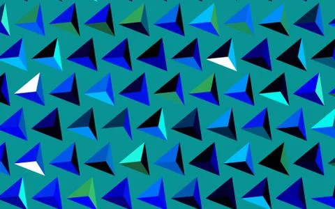 Dark BLUE vector backdrop with lines, triangles. Stock Illustration