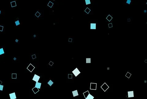Dark BLUE vector backdrop with lines, rectangles. Illustrazione stock