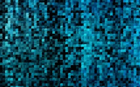 Dark BLUE vector backdrop with rectangles, squares. Stock Illustration