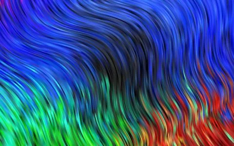 Dark BLUE vector background with bubble shapes. Stock Illustration