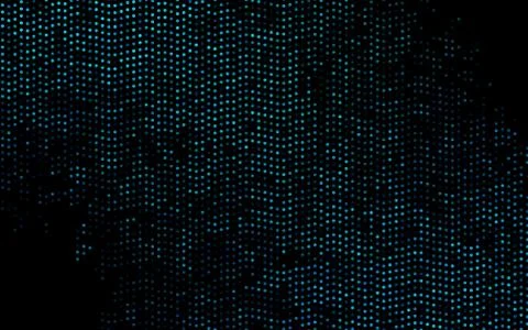 Dark BLUE vector background with bubbles. Illustrazione stock