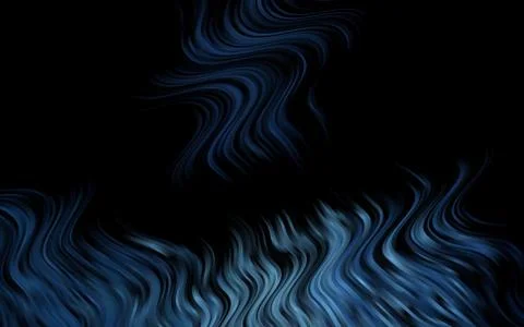Dark BLUE vector background with lamp shapes. Stock Illustration