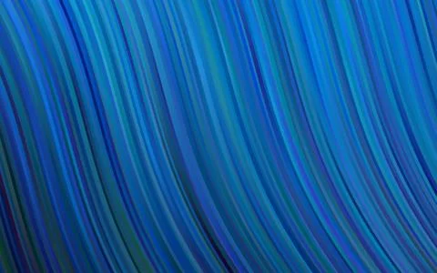 Dark BLUE vector background with liquid shapes. Stock Illustration