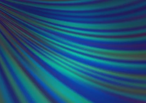 Dark BLUE vector background with liquid shapes. Stock Illustration