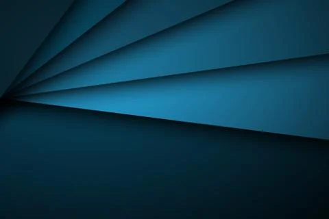 Dark blue vector background. Overlap sheets of paper with blank space 스톡 일러스트