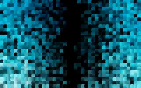 Dark BLUE vector background with rectangles. Illustrazione stock