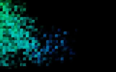 Dark BLUE vector background with rectangles. Stock-Illustration