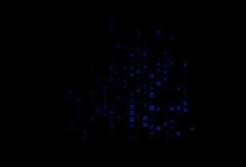 Dark BLUE vector background with rectangles. Stock-Illustration