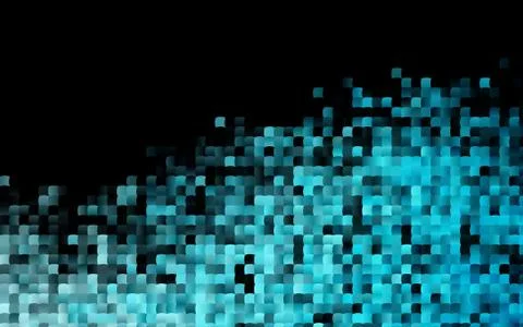 Dark BLUE vector background with rectangles. Stock Illustration
