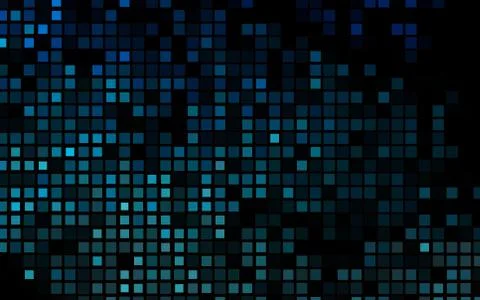 Dark BLUE vector background with rectangles. Stock Illustration