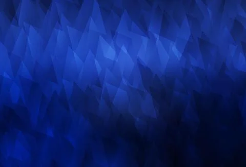 Dark BLUE vector background with rectangles. Stock Illustration