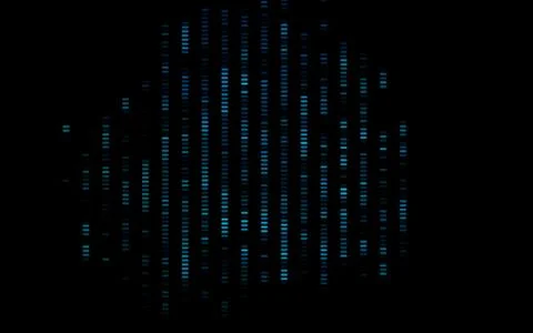 Dark BLUE vector background with straight lines. Stock Illustration