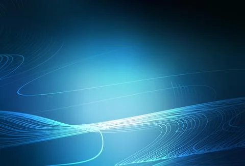 Dark BLUE vector blurred template. Stock Illustration