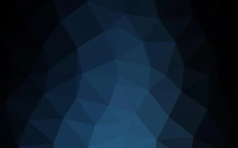 Dark BLUE vector blurry triangle pattern. Stock Illustration