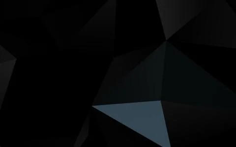 Dark BLUE vector blurry triangle pattern. Stock Illustration