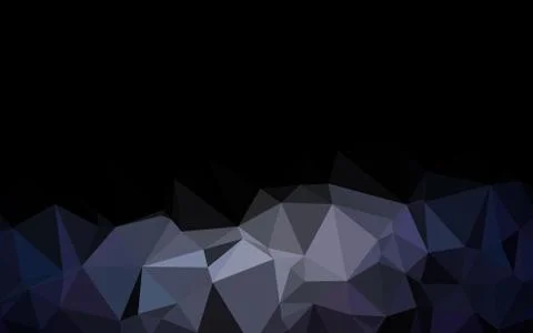 Dark BLUE vector blurry triangle pattern. Illustrazione stock