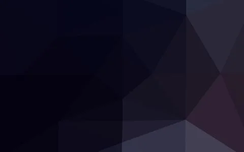 Dark BLUE vector blurry triangle pattern. Illustrazione stock