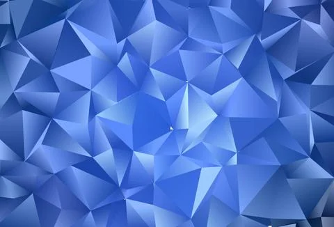 Dark BLUE vector blurry triangle texture. Stock Illustration