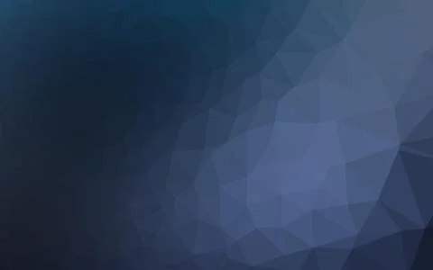 Dark BLUE vector blurry triangle pattern. Stock Illustration