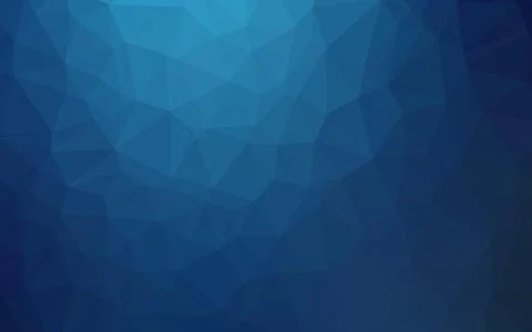 Dark BLUE vector blurry triangle pattern. Stock Illustration