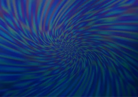 Dark BLUE vector bokeh and colorful pattern. Illustrazione stock
