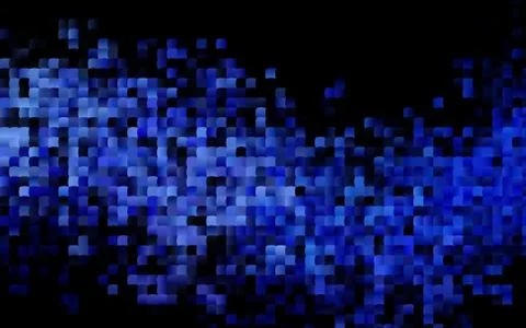 Dark BLUE vector cover in polygonal style. Stock Illustration